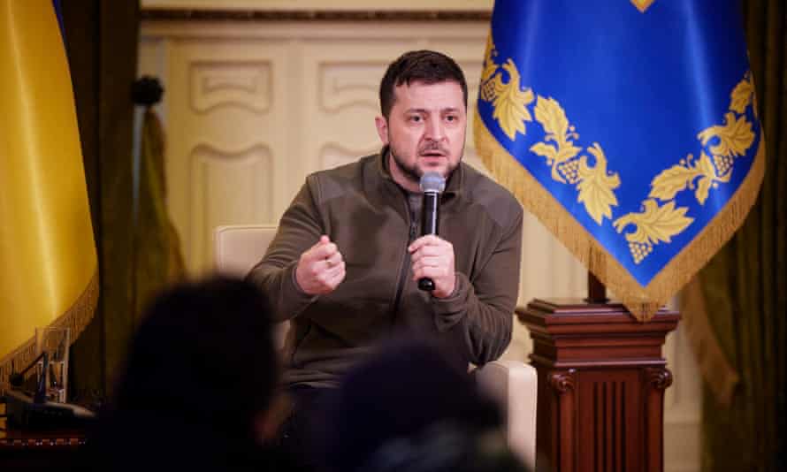 Volodymyr Zelenskiy, is a Russian-speaking centrist of Jewish origin.