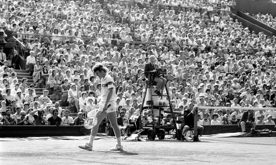 John McEnroe at Wimbledon in 1981.