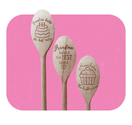 Engraved Gift for Grandma Nanny Mum Dad Made by JustWoodGB