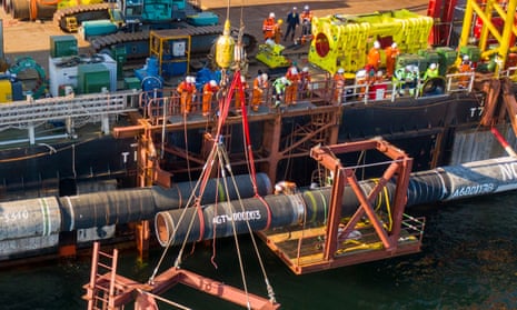 Construction of the Nord Stream 2 pipeline