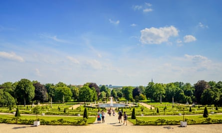The gardens of Sanssouci Palace in Potsdam.