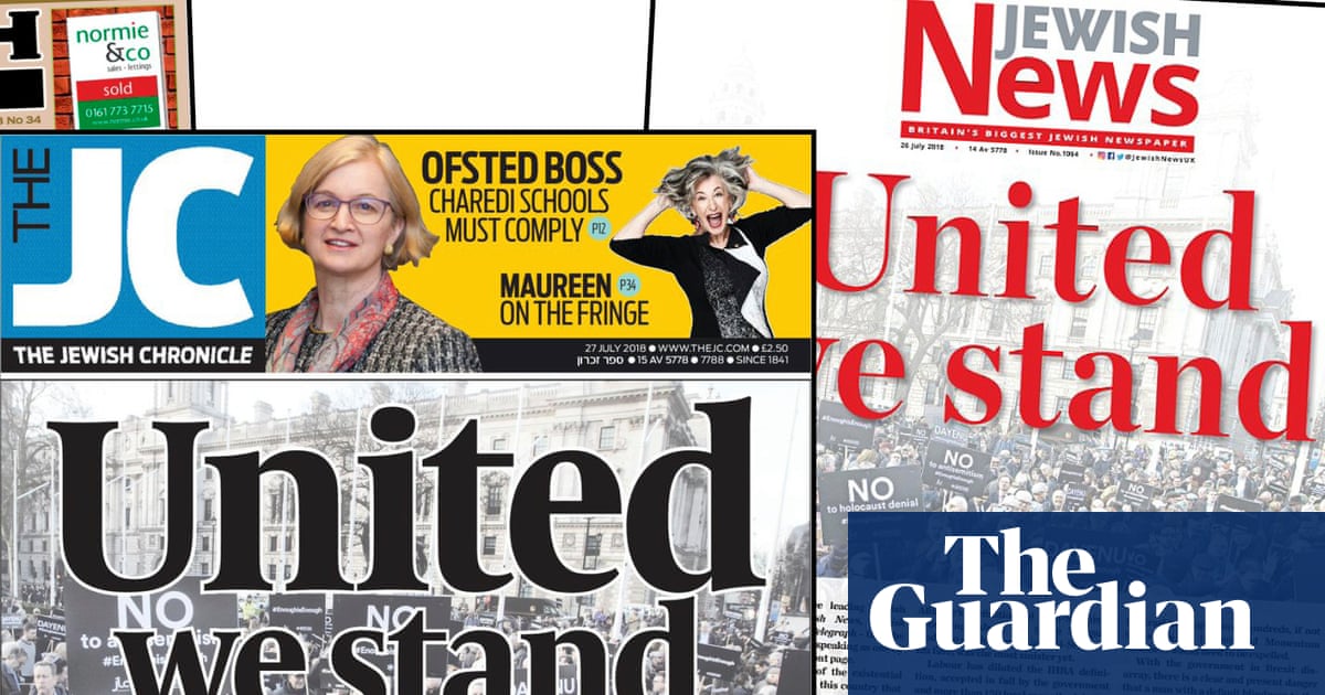 Jewish Chronicle and Jewish News to close and staff laid off