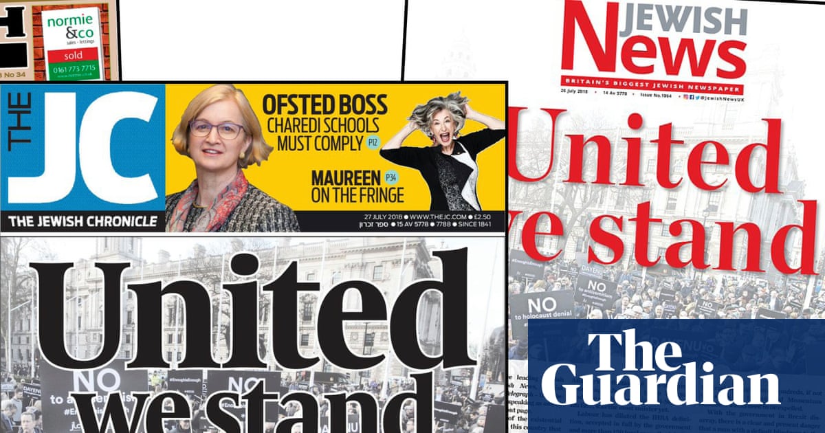 Mediagazer Uk S Jewish Chronicle And Jewish News Which