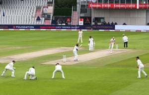 Root catches Roach.
