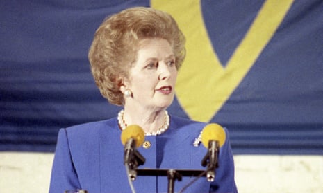 Margaret Thatcher addresses the College of Europe in Bruges, 1988.