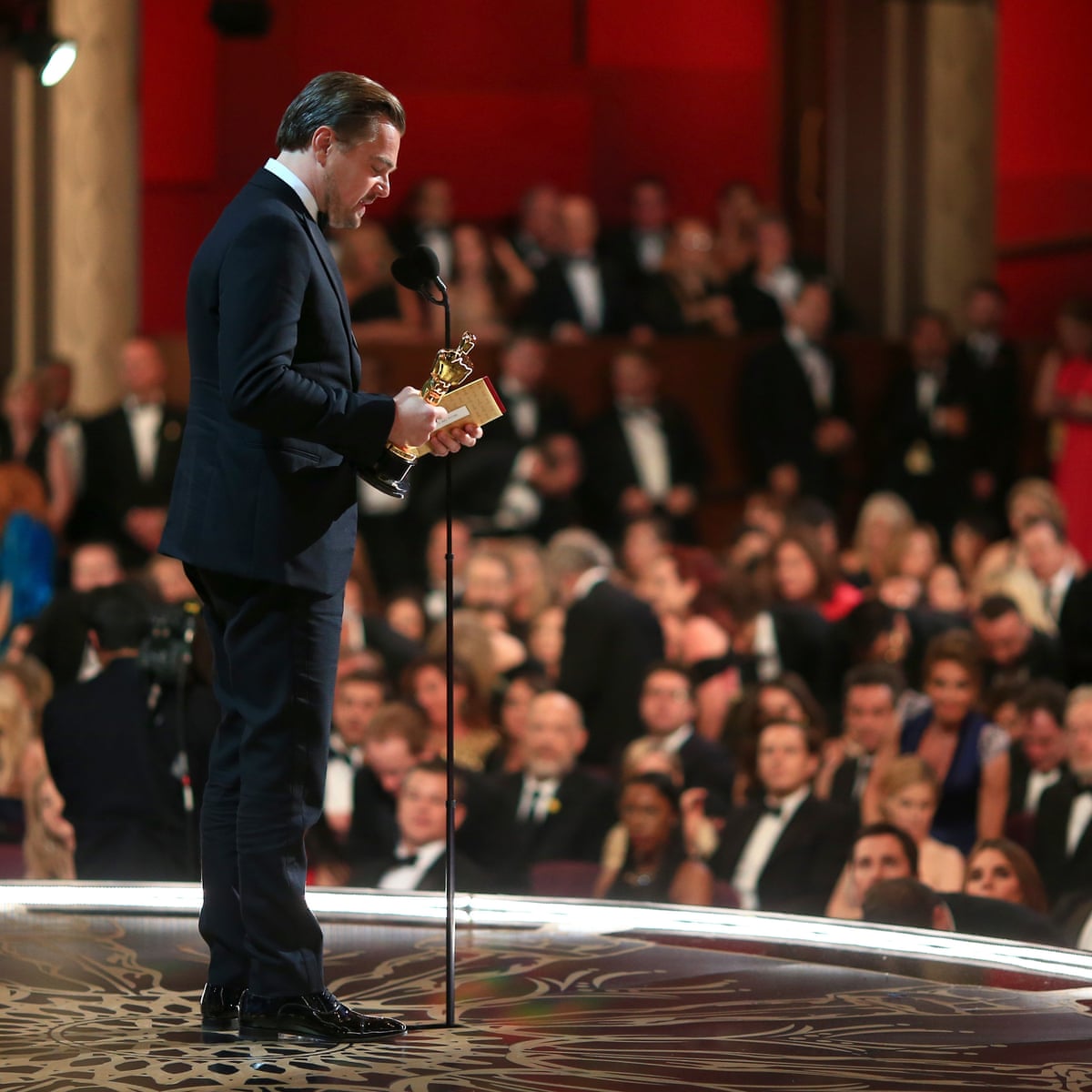 Leonardo Dicaprio Leads Political Charge At 16 Oscars Film The Guardian