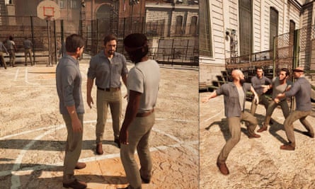 Cenas de luta em A Way Out.