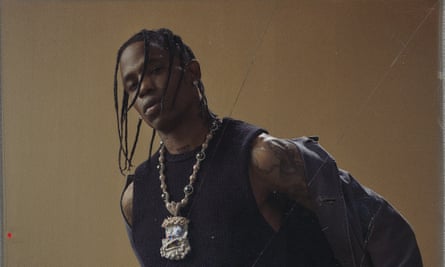 Travis Scott was one of the hip-hop stars at Wireless Music Festival.