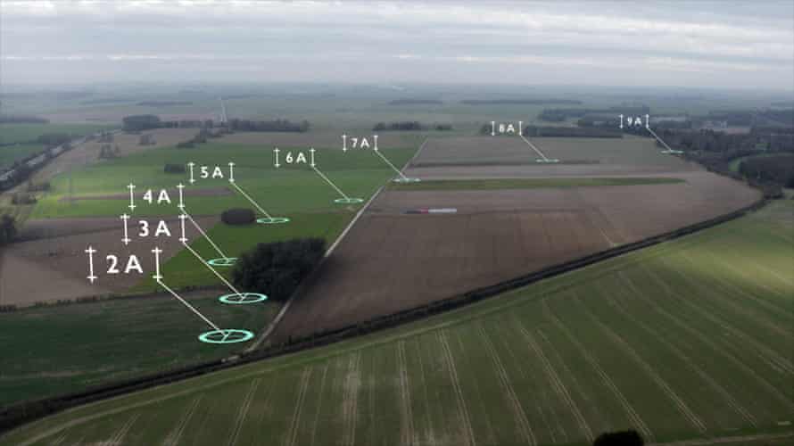 Remote sensing data detected the ptoential sites of long lost giant features just 3km from Stonehenge.