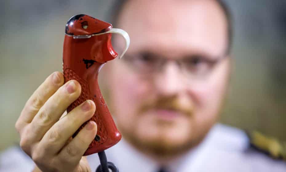 The weapons engineer officer’s tactical trigger on HMS Vigilant that would be used in the final stage of a nuclear missile launch