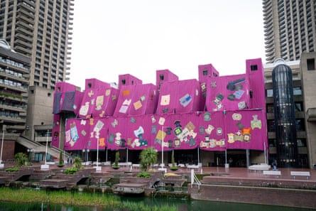 Made by hand … the altered skyscape of the Barbican.