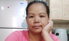 Filipina domestic worker Vergie Tamfungan.