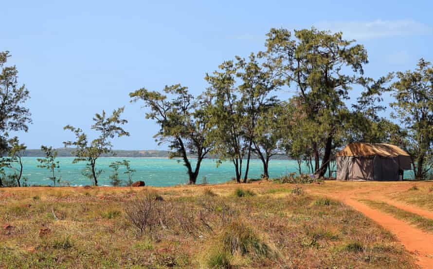 A remote beach in northeast Arnhem Land, Australia, which is part of the Dhimurru Aboriginal corporation’s Indigenous protected area.