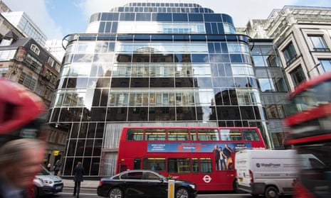 Goldman Sachs head office in Fleet Street, London.