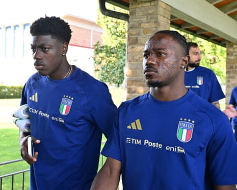 Sporting’s Issa Doumbia (left) and Nürnberg’s Mohamed Ali Zoma (right) could make their Italy debuts against Belgium.