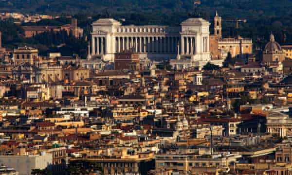 Denkmal Victor Emmanuel II. in Rom - errichtet zu Ehren des ersten Königs des wiedervereinigten Italiens
