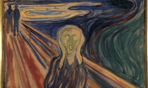 Painted By A Madman The Scream Graffiti May Reveal Munch S State Of Mind Edvard Munch The Guardian Painted By A Madman The Scream Graffiti May Reveal Munch S State Of Mind Edvard Munch The Guardian