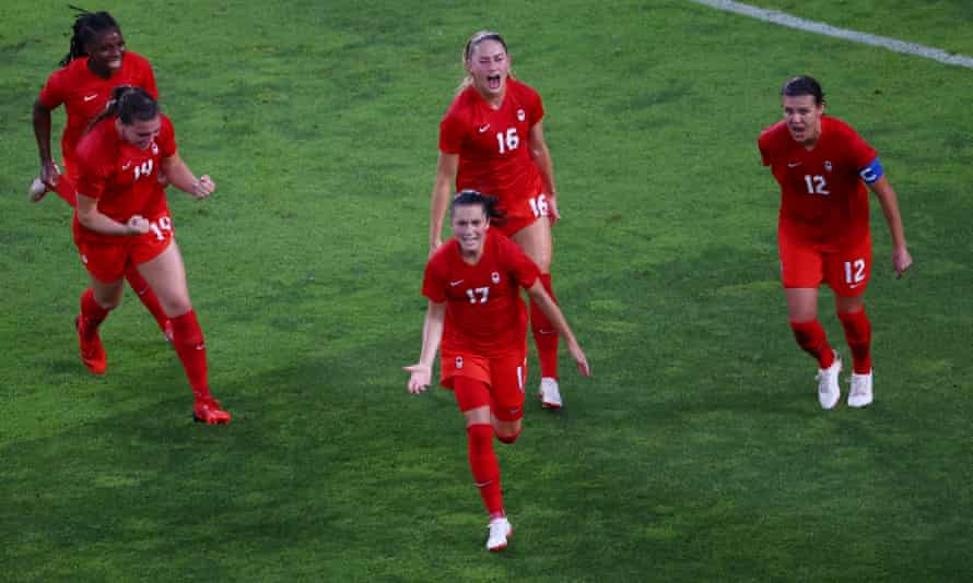 Usa Stunned By Jessie Fleming Penalty As Canada Reach Olympic Soccer Final Tokyo Olympic Games The Guardian Usa Stunned By Jessie Fleming Penalty As Canada Reach Olympic Soccer Final Tokyo Olympic Games The Guardian