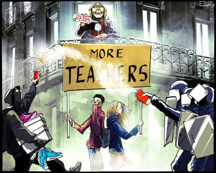 Ella Baron on the aftermaths of the riots in France – cartoon