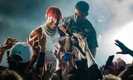 Lil Yachty onstage in Paris, February 2017.