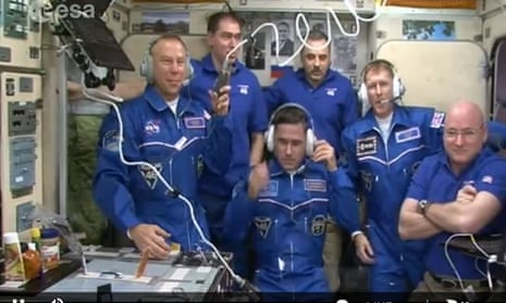 The ISS crew