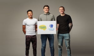 (L to R) Jesse Lingard, Harry Maguire and Jordan Pickford