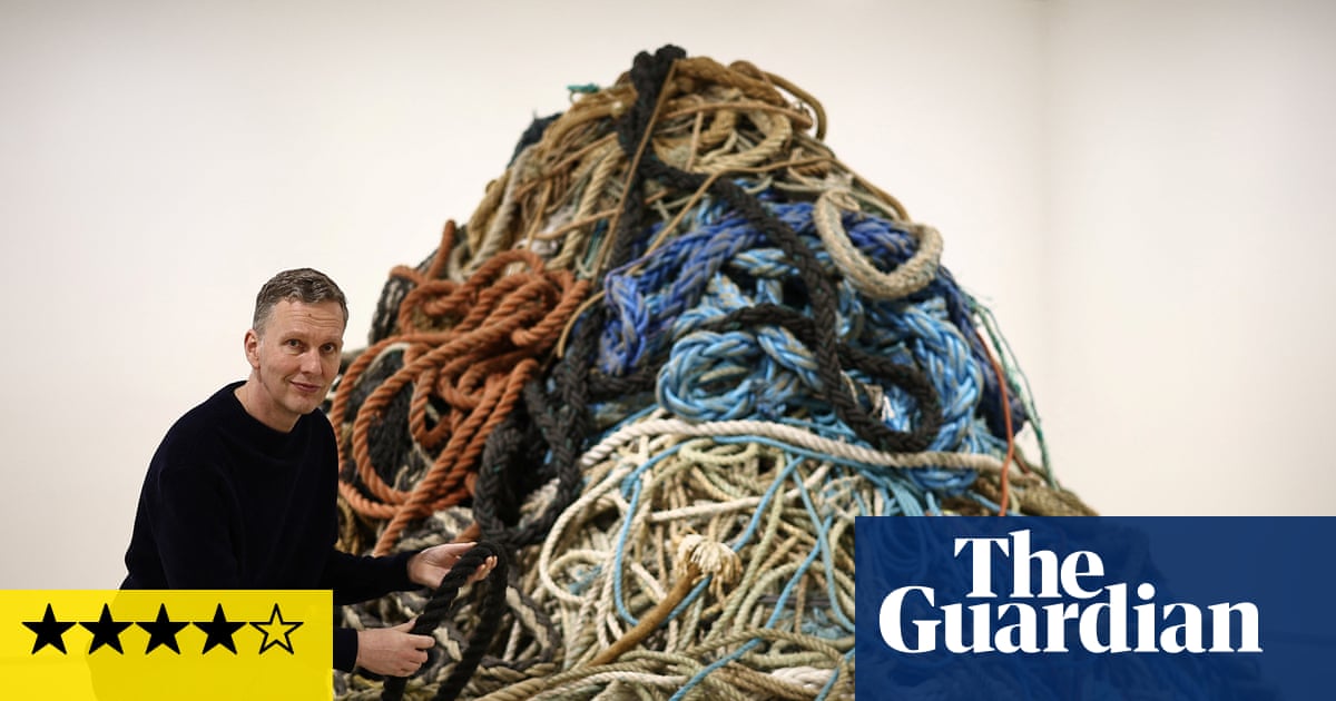 Total recoil: David Shrigley is literally putting some old rope on display – and it can be yours for £1m!