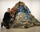Yours for £1m! David Shrigley puts 10 tons of old rope on display in a gallery