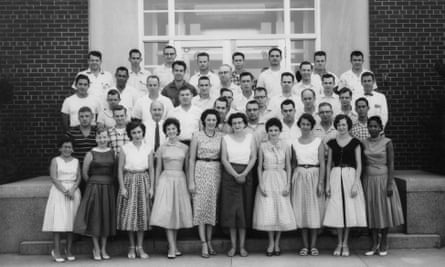 Scientists at Nasa’s Langley Research Center including (far right) engineer Mary Jackson, who is portrayed by Janelle Monae in Hidden Figures.