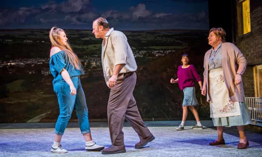 Gemma Dobson, David Walker (Dad), Taj Atwal and Sally Bankes (Mum) in Rita, Sue and Bob Too.