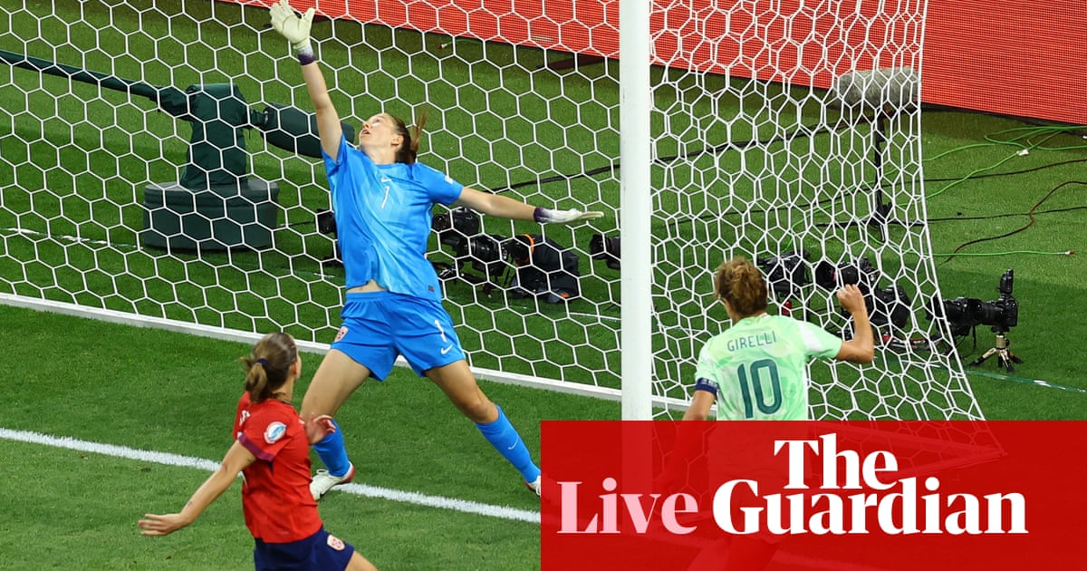 Norway 1-2 Italy: Women’s Euro 2025 quarter-final – live