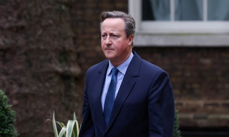 David Cameron  outside 10 Downing Street in London