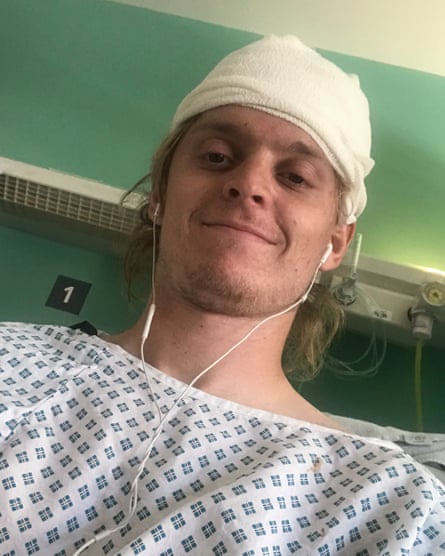Shay Emerton, 26, from St Albans, who was diagnosed with a brain tumour in 2021.