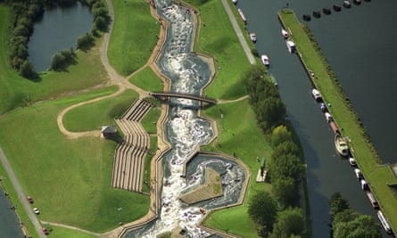 National Water Sports Centre White Water Course at Holme Pierrepont.