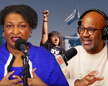 Stacey Abrams and Kai Wright.