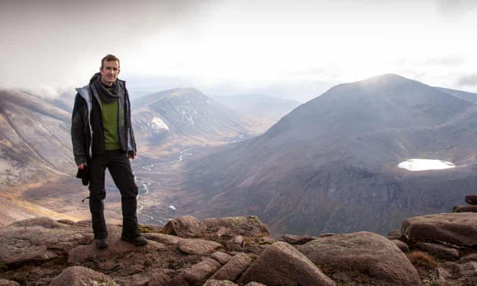 Embarking on Twitter terrain … Robert MacFarlane in the Cairngorms.