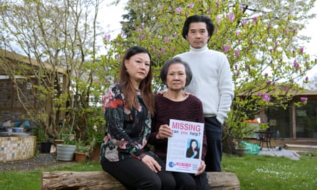The family of Elizabeth Chau, from left: sister Bic-Hang Chau, mother Phung Chau, brother Minh-Vi Chau.