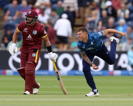 England v West Indies, second men’s cricket one-day international – live