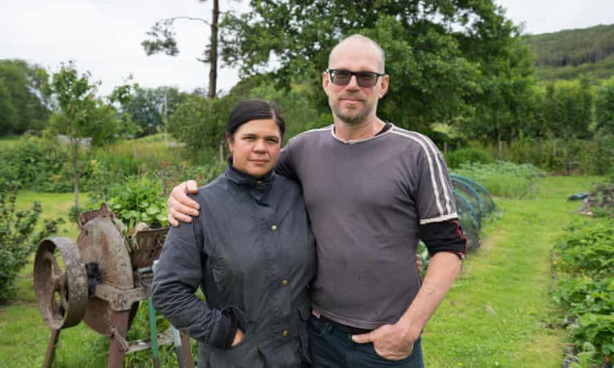 John and Mary Atkinson on their small-scale farm in Nibthwaite Grange, the Lake District