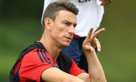 Laurent Koscielny pictured during an Arsenal training session last week.