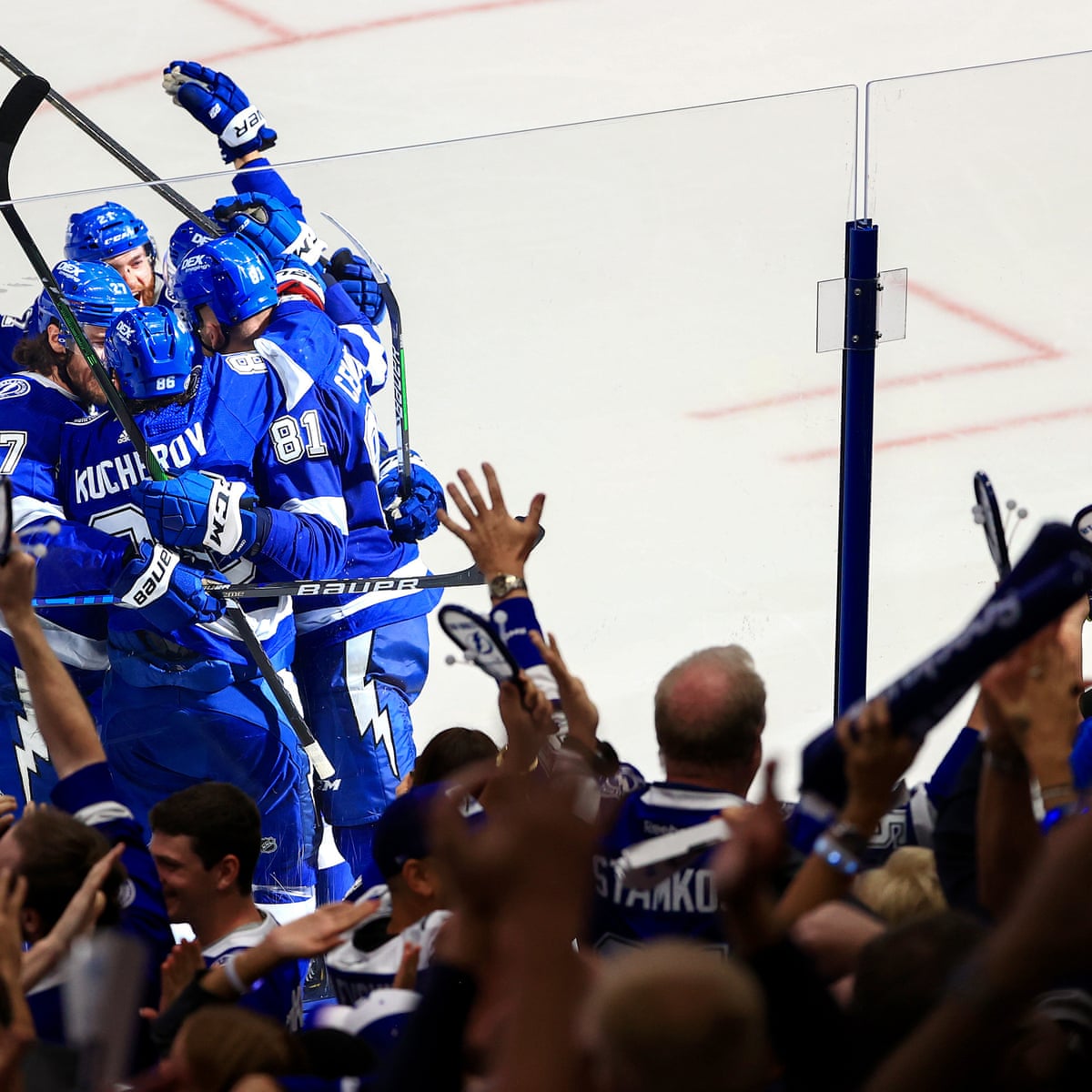 Tampa Bay Lightning See Off Canadiens To Move Two Wins From Stanley Cup Stanley Cup The Guardian 2022 Stanley Cup Champions T Shirts
