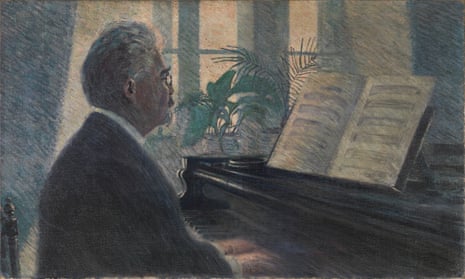 Leopold Czihaczek at the Piano (1907), by Egon Schiele.