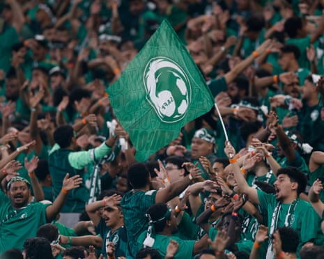 Saudi Arabia fans.