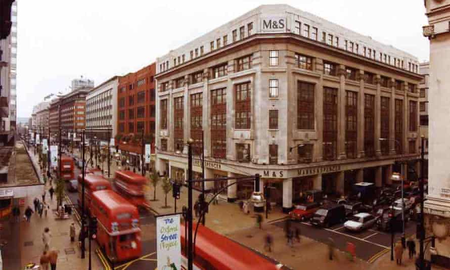 The M&S store as seen in the 1990s.