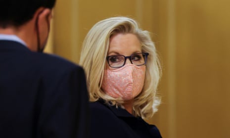Liz Cheney went down swinging, telling reporters: ‘I will do everything I can to ensure the former president never again gets anywhere near the Oval Office.’