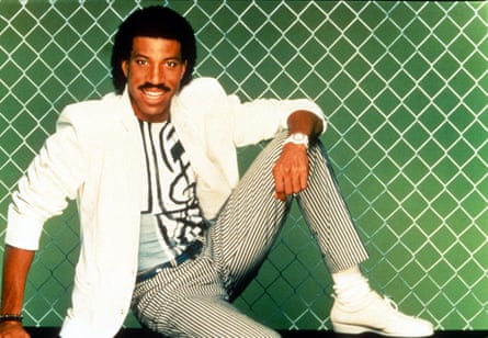 Lionel Richie in 1985, during the recording of charity single We Are the World.