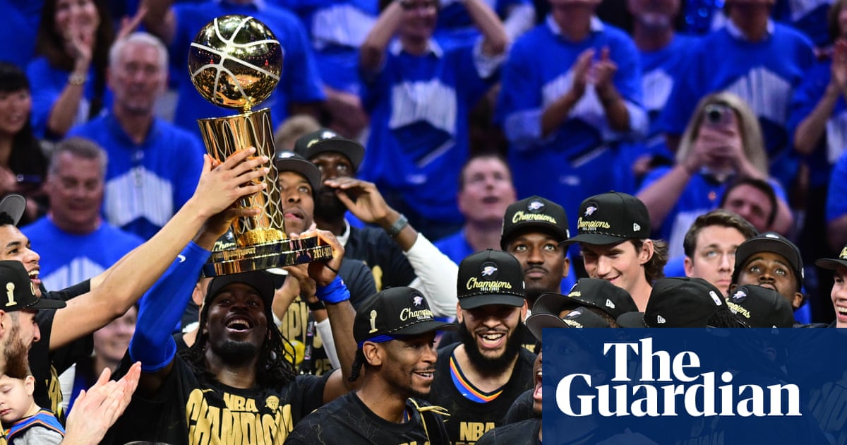 The Oklahoma City Thunder demonstrating elite defense by successfully staying out of the White House paint.