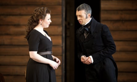 Williams as Eugene Onegin, with Natalya Romaniw as Tatyana.