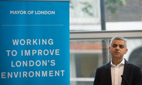 Sadiq Khan announced his air pollution plans in a speech at Great Ormond Street hospital in July.