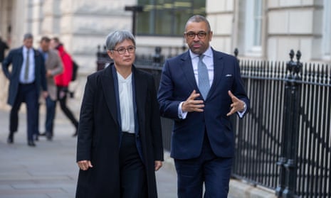 James Cleverly and Penny Wong